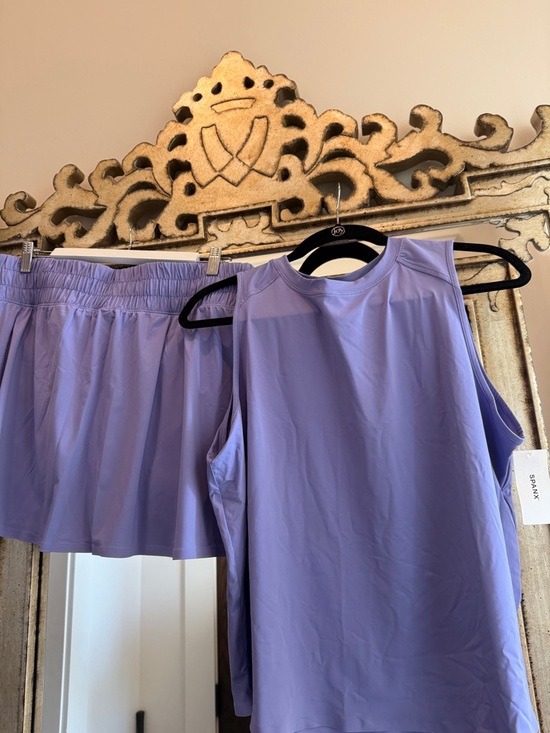 SPANX Dresses & Skirts - Spanx Light Purple Athletic Tank & Skirt Set